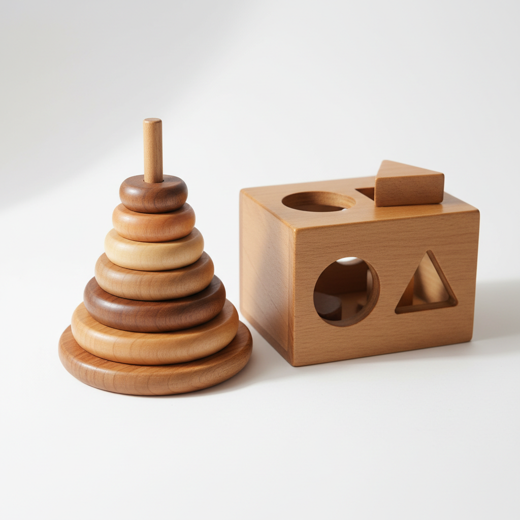 wooden stack