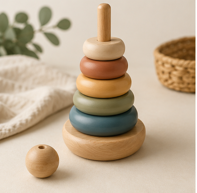 wooden stack